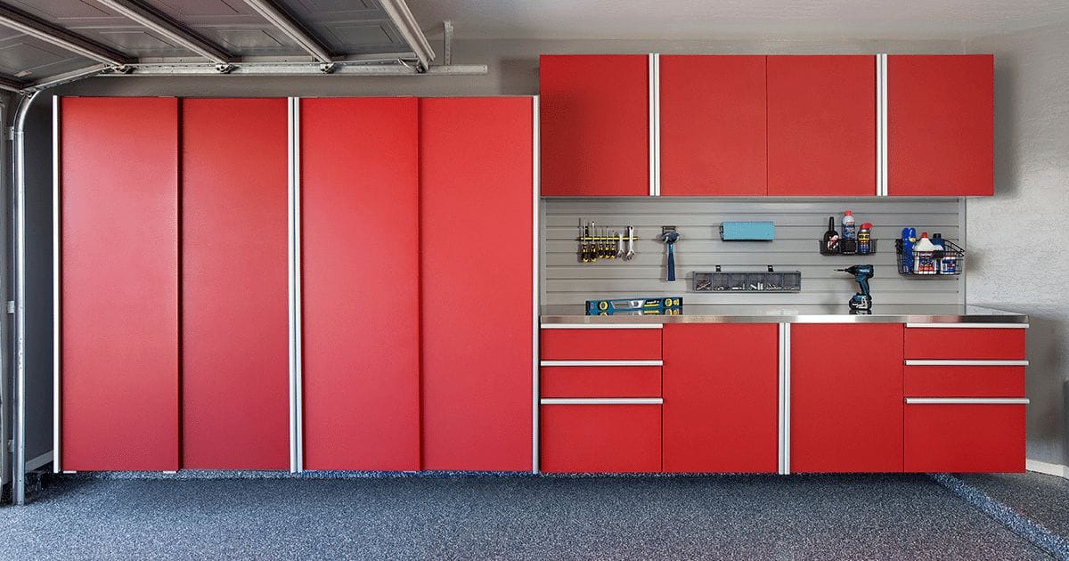 custom garage cabinet